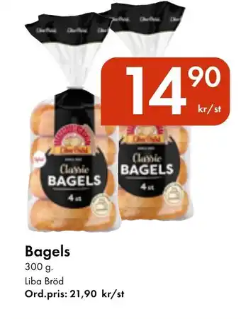 Snabbgross LIBA BRÖD Bagels erbjuda