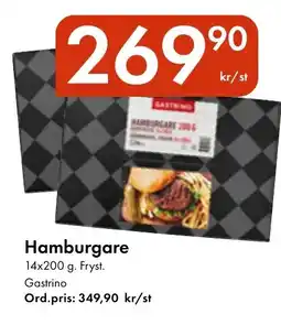Snabbgross GASTRINO Hamburgare erbjuda