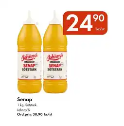 Snabbgross JOHNNY'S Senap erbjuda