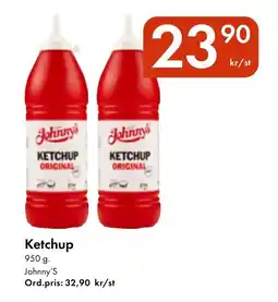 Snabbgross JOHNNY'S Ketchup erbjuda