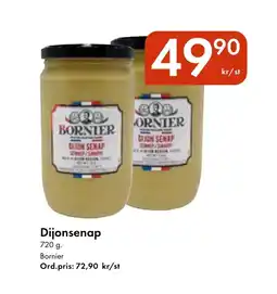 Snabbgross BORNIER Dijonsenap erbjuda