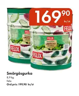 Snabbgross FELIX Smörgåsgurka erbjuda