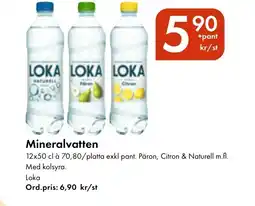 Snabbgross LOKA Mineralvatten erbjuda