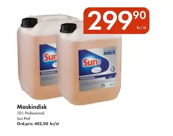 Snabbgross SUN PROF Maskindisk erbjuda