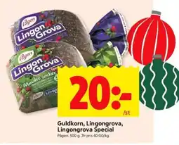 ICA Supermarket PÅGEN Guldkorn, lingongrova, lingongrova special erbjuda