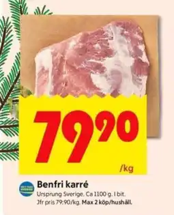 ICA Supermarket Benfri karré erbjuda