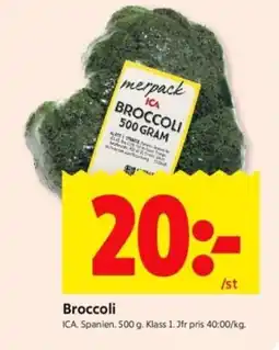 ICA Supermarket ICA Broccoli erbjuda