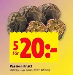 ICA Supermarket Passionsfrukt erbjuda