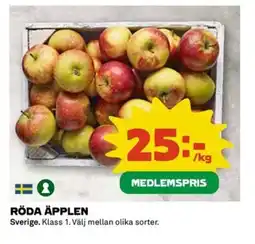 Coop Röda äpplen erbjuda