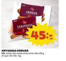 Coop GÖL Kryddiga korvar erbjuda