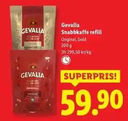 Lidl Gevalia Snabbkaffe Refill erbjuda