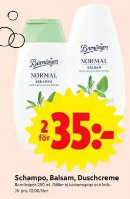 ICA Supermarket Schampo, Balsam, Duschcreme erbjuda
