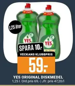 ÖoB YES ORIGINAL DISKMEDEL erbjuda