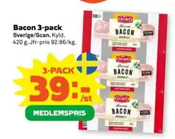 Stora Coop BACON 3-PACK erbjuda
