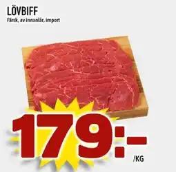 Din Mat Lövbiff erbjuda