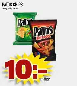 Din Mat Patos chips erbjuda