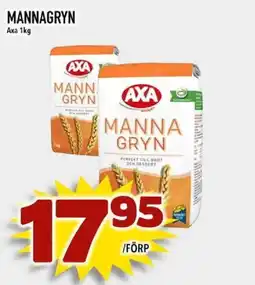 Din Mat AXA Mannagryn erbjuda