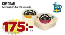Din Mat KVIBILLE Cheddar erbjuda