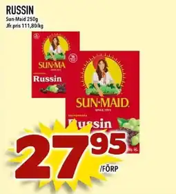 Din Mat SUN-MAID Russin erbjuda