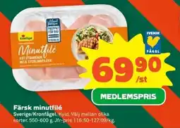 Coop Färsk minutfilé erbjuda