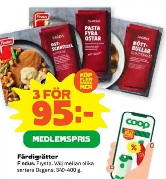 FINDUS Färdigrätter