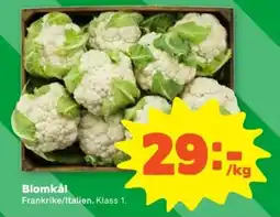 Coop Blomkål erbjuda