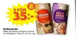 Coop COOP Knäckebröd erbjuda