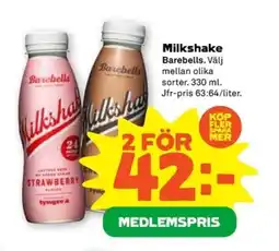 Coop BAREBELLS Milkshake erbjuda