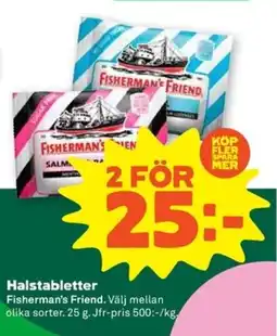 Coop FISHERMAN'S FRIEND Halstabletter erbjuda