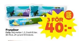 Coop COOP Fryspåsar erbjuda