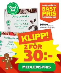 Coop ÄNGLAMARK Bakformar erbjuda