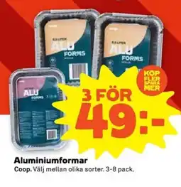 Coop COOP Aluminiumformar erbjuda