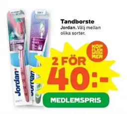 Coop JORDAN Tandborste erbjuda