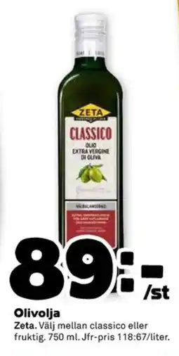 Coop ZETA Olivolja erbjuda