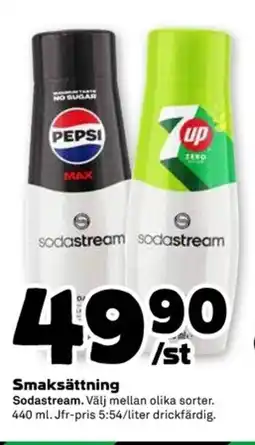 Coop SODASTREAM Smaksättning erbjuda
