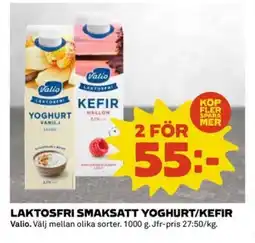 Coop VALIO Laktosfri smaksatt yoghurt/kefir erbjuda