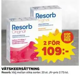 Coop RESORB Vätskeersättning erbjuda