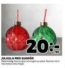 Coop Julkula med sugrör erbjuda
