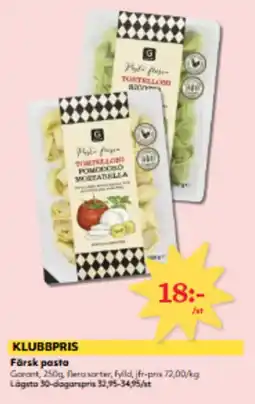 Hemköp GARANT Färsk pasta erbjuda