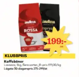 Hemköp LAVAZZA Kaffebönor erbjuda