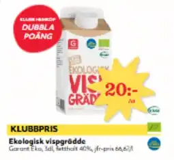 Hemköp GARANT EKO Ekologisk vispgrädde erbjuda