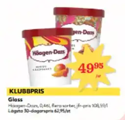 Hemköp HÄAGERN DAZS Glass erbjuda