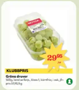 Hemköp Gröna druvor erbjuda