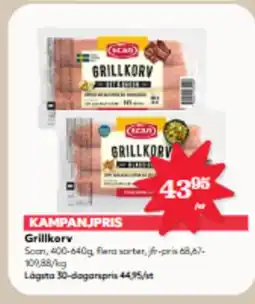 Hemköp SCAN Grillkorv erbjuda