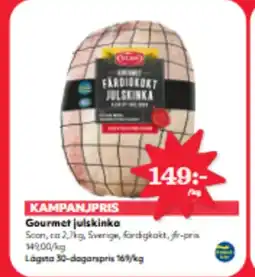 Hemköp SCAN Gourmet julskinka erbjuda