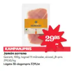Hemköp GARANT Jamón serrano erbjuda