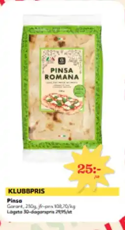 Hemköp GARANT Pinsa erbjuda