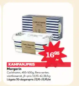 Hemköp CARLSHAMM Margarin erbjuda
