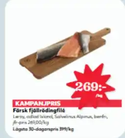 Hemköp Färsk fjällrödingfilé erbjuda