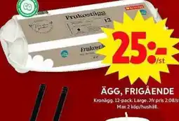 ICA Maxi Ägg, frigående erbjuda